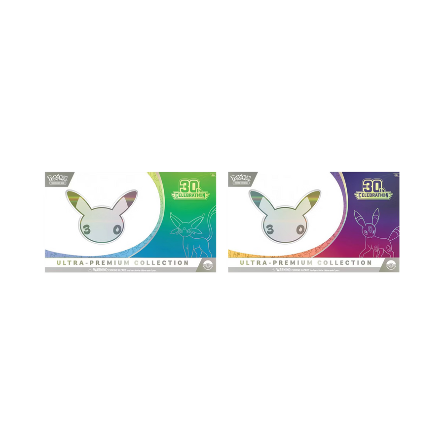 Pokémon TCG: 30th Celebration Day & Night Bundle — Both Ultra-Premium Collections — both sealed products included