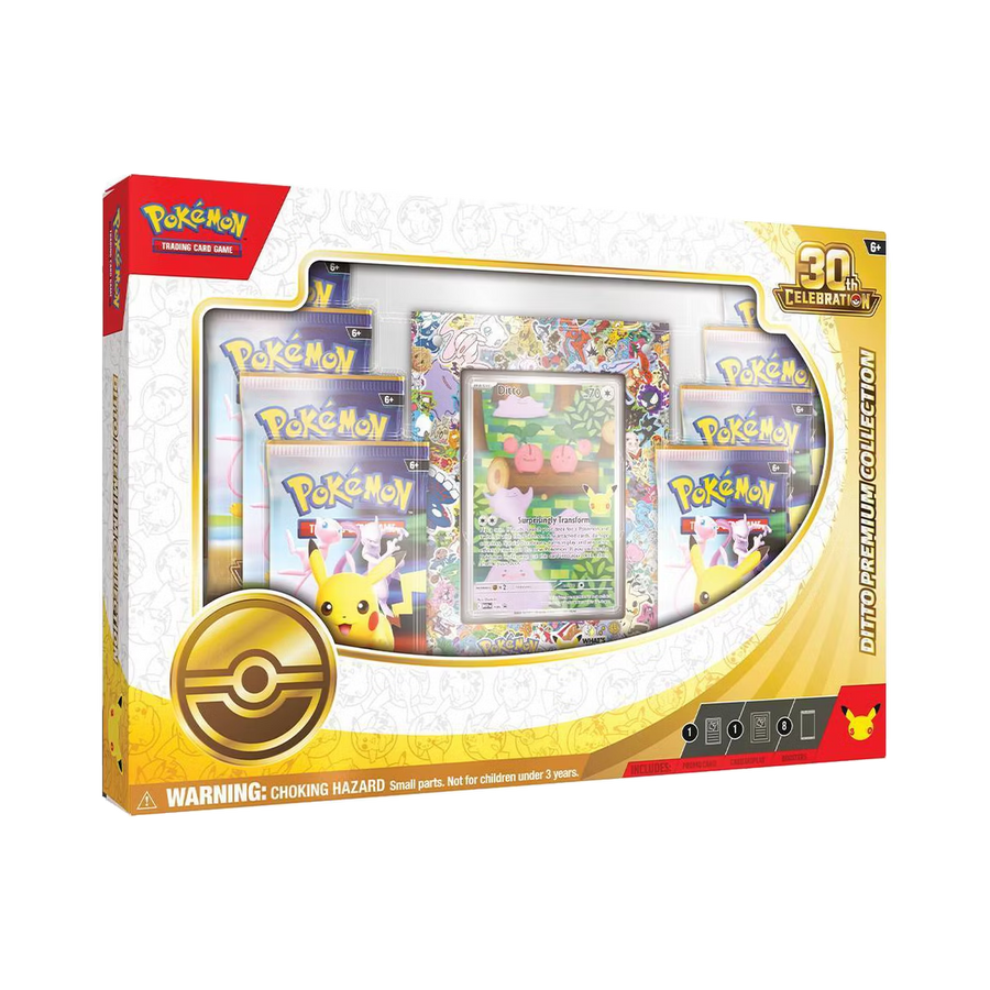 Pokémon TCG: 30th Celebration Ditto Premium Collection — full sealed product