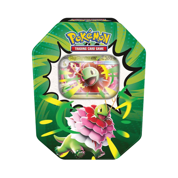 Pokémon TCG: Mega Evolution—Ascended Heroes Tin — Mega Meganium ex