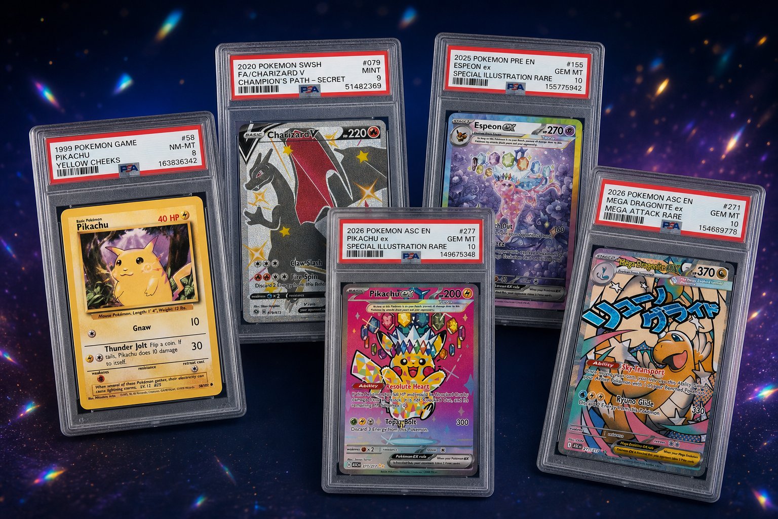 Graded Pokémon TCG cards
